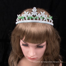 Blumen-Entwurf Rhinestone-Tiara-Art- und Weiseentwurfs-Krone